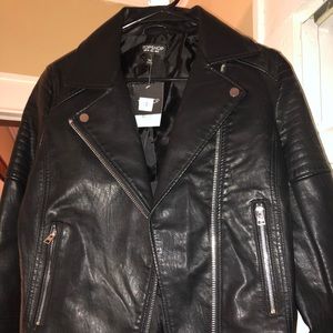 Top shop leather jacket
